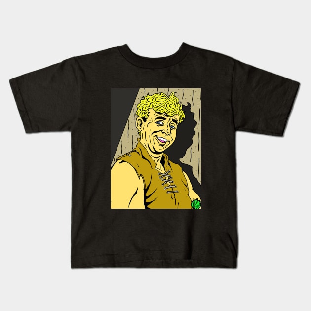 Stoneage Bro! Kids T-Shirt by AustinLBrooksART